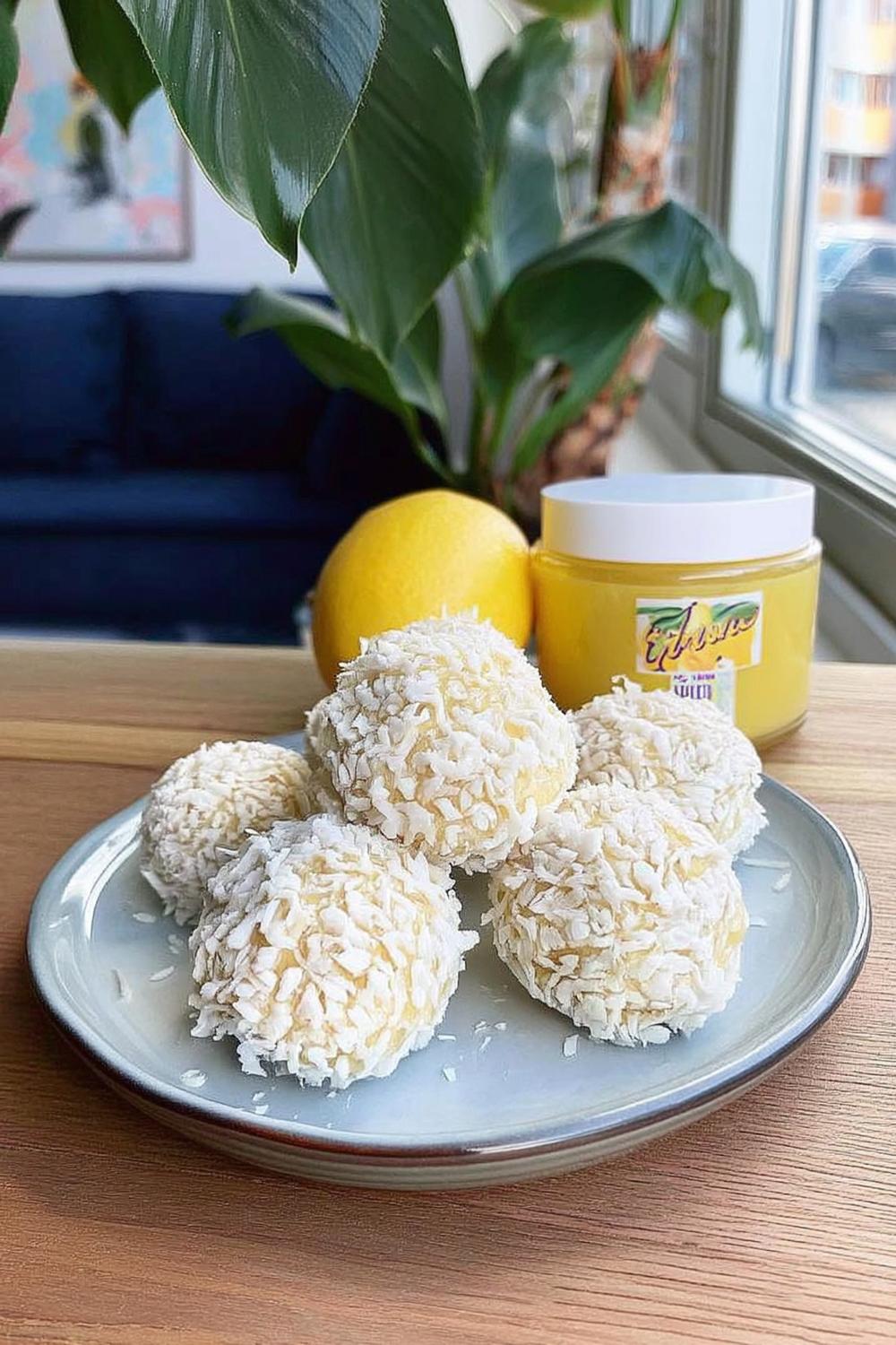 Kokosbollar med citronburk