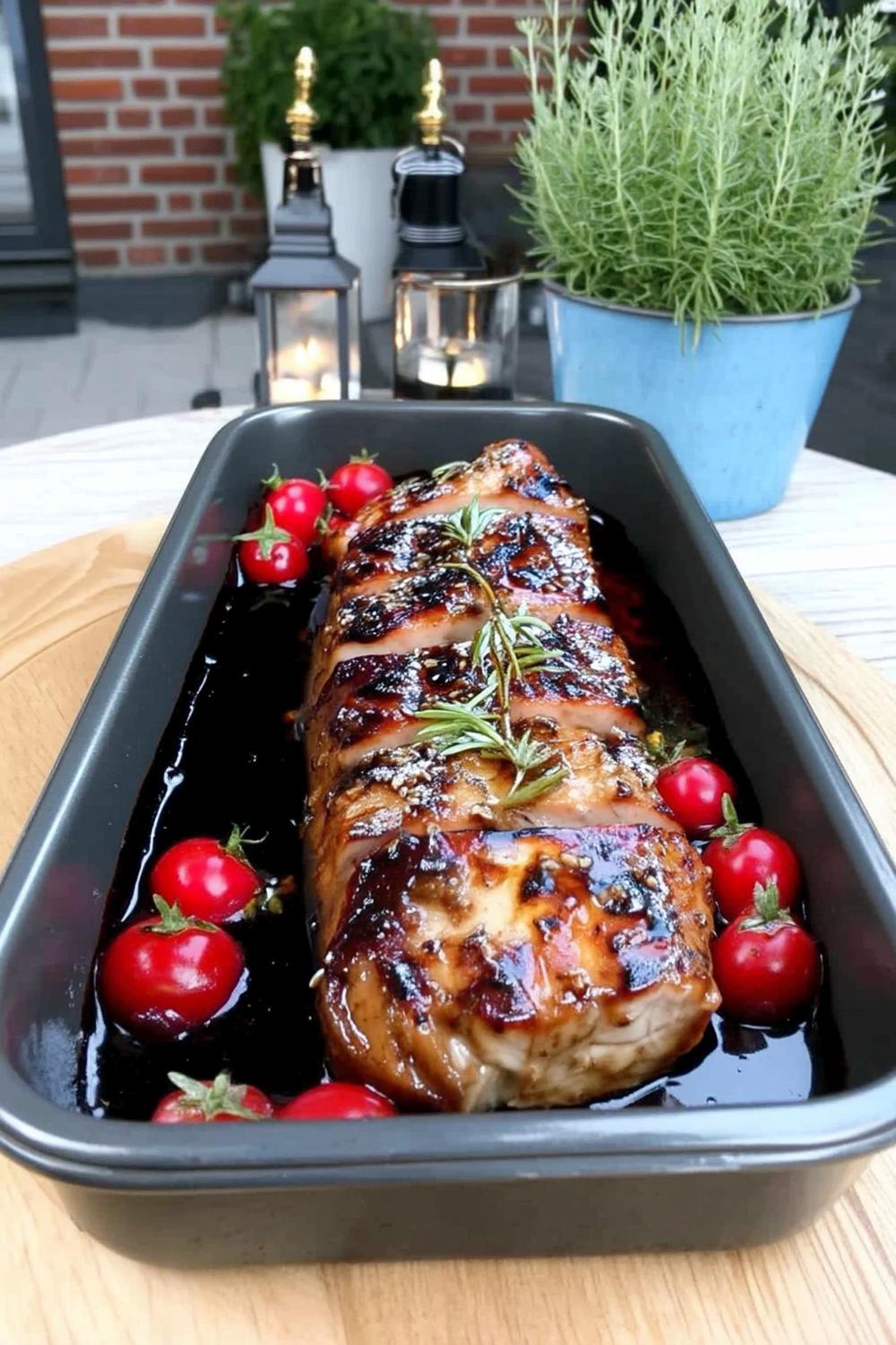 Glazerad vegetarisk rulle