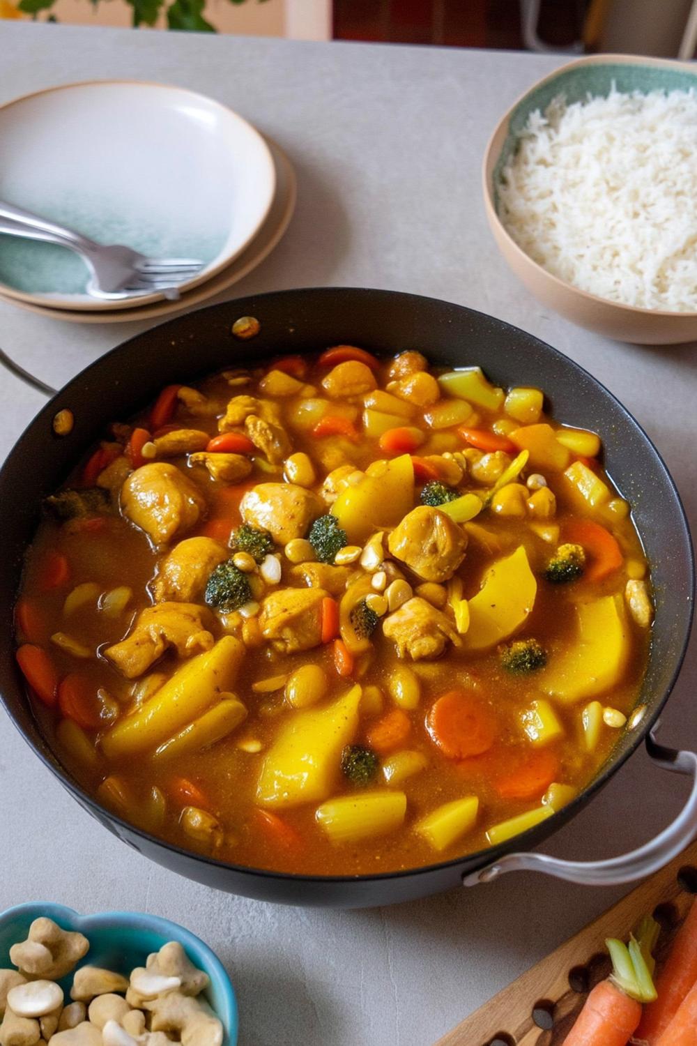 Kycklingcurry med grönsaker