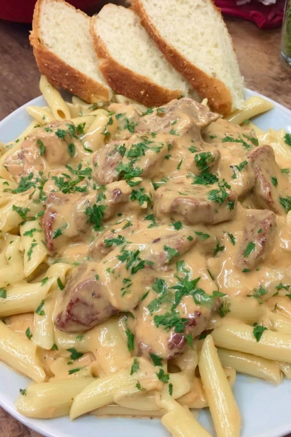 Pasta med svamp