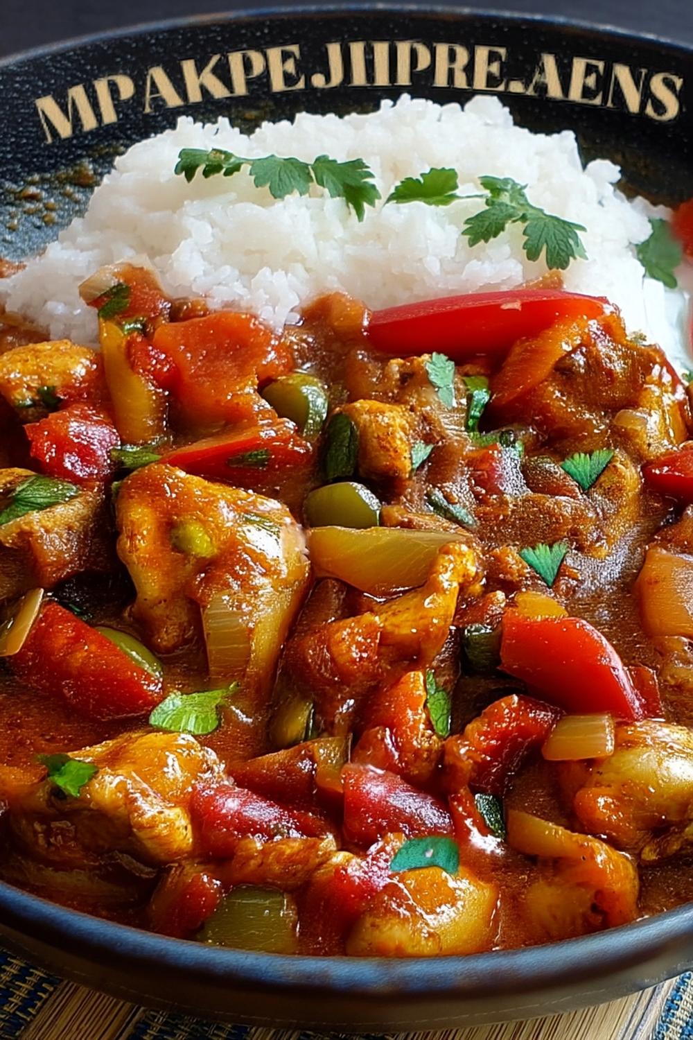 Vegetarisk wok med ris
