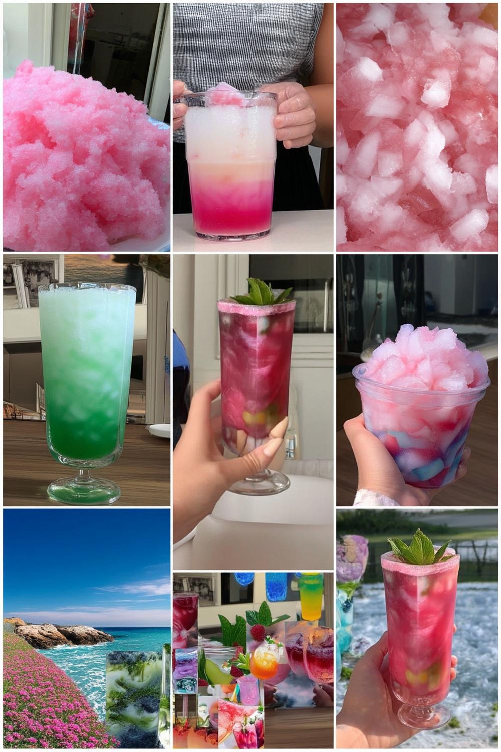 Färgglad Collage