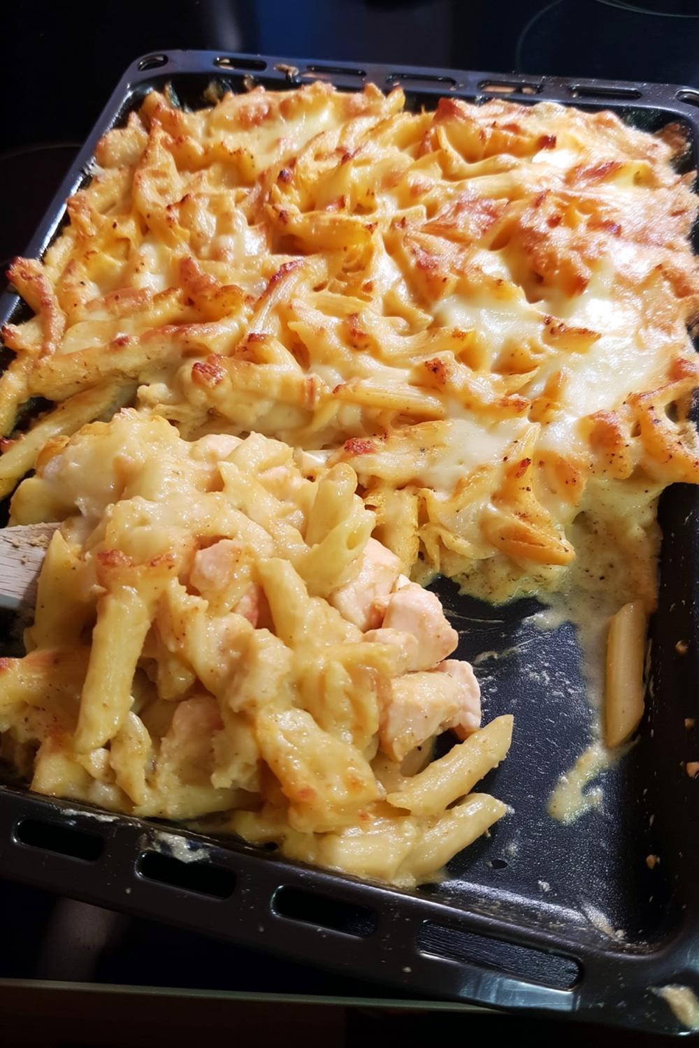 Ostgratinerad pasta