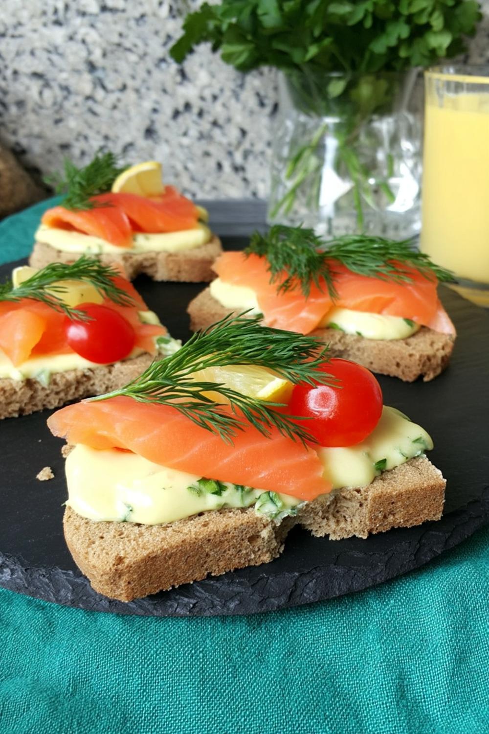 Klassiska Lax Smörgåsar