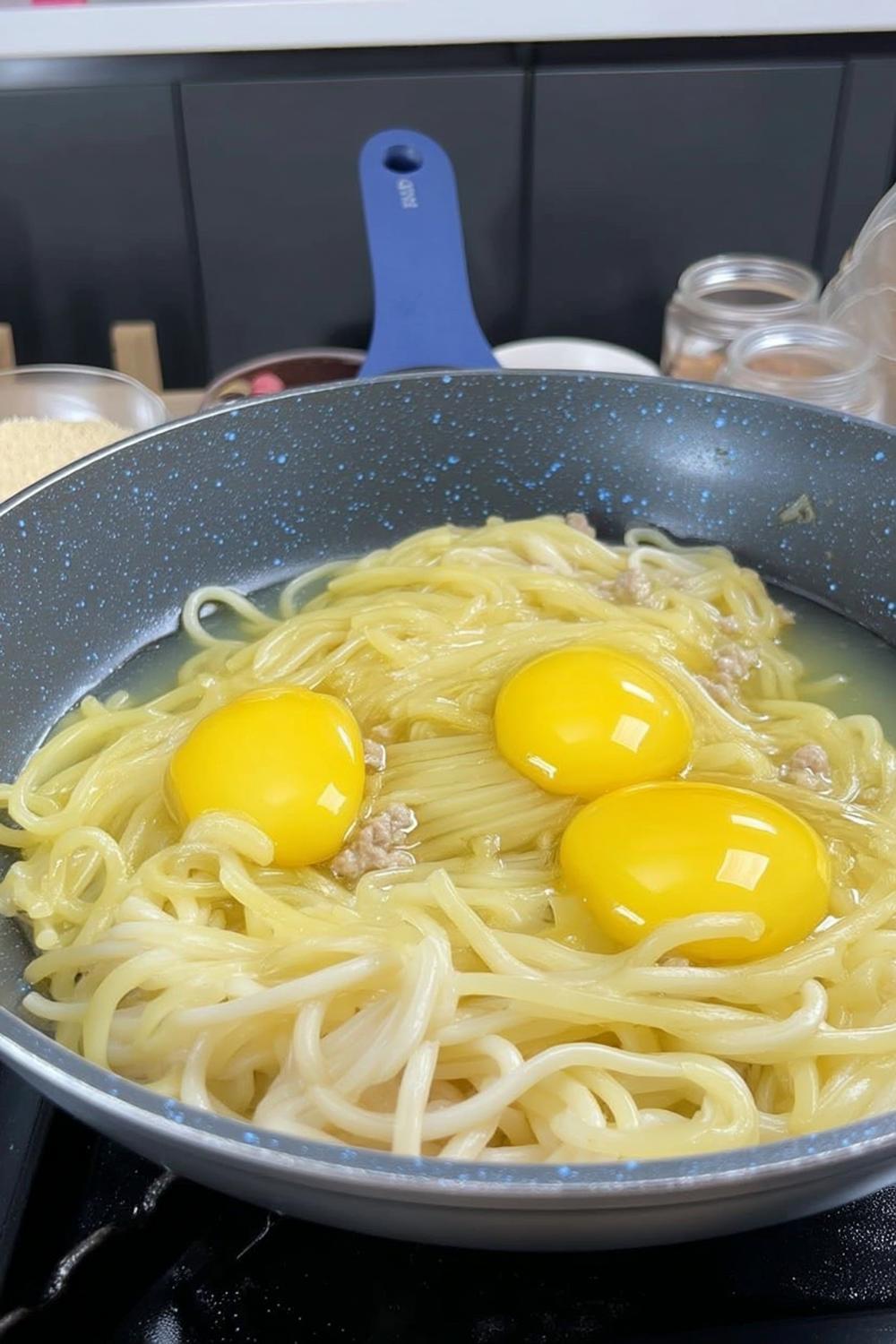 Ägg och pasta perfekt
