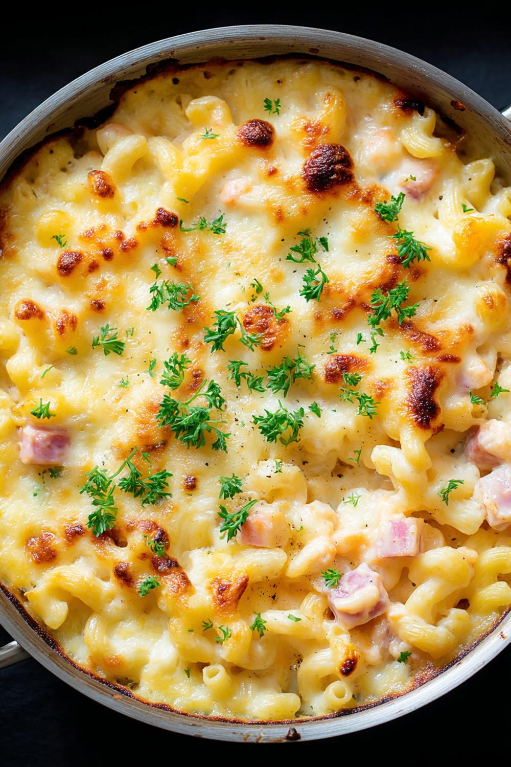 Gratinerad kycklingpasta