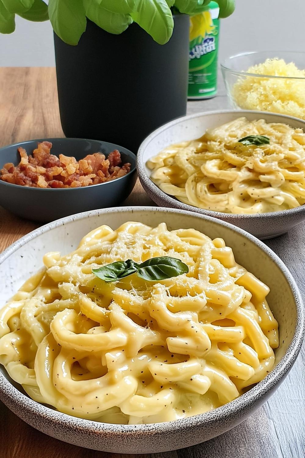 Krämig baconpasta