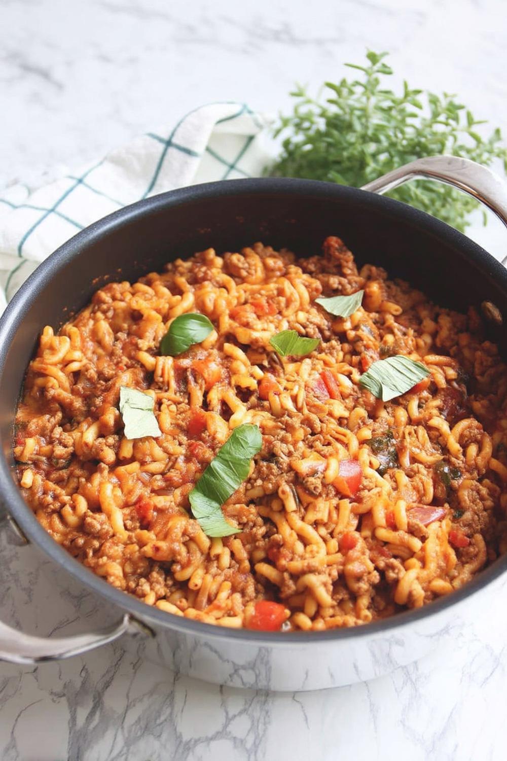 Kycklingpasta i panna