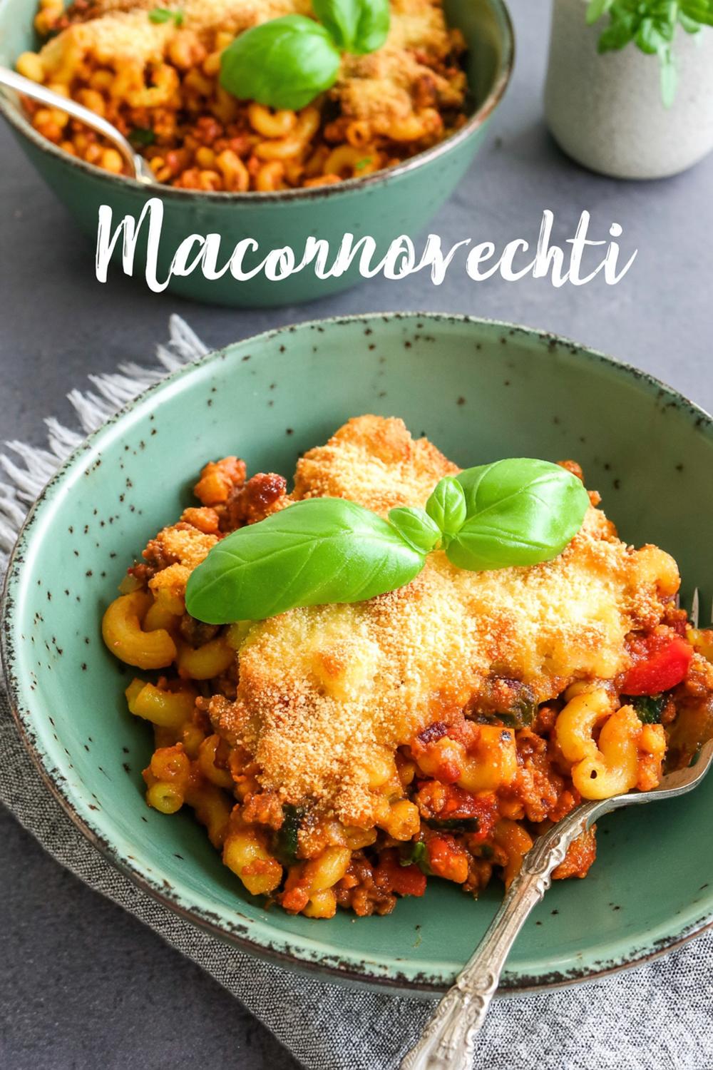 Macaroni med basilika