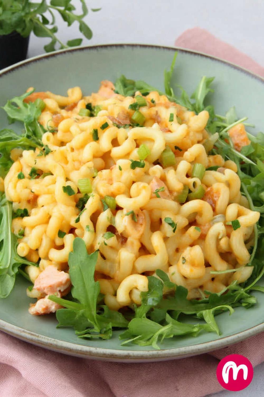 Rucola och lax
