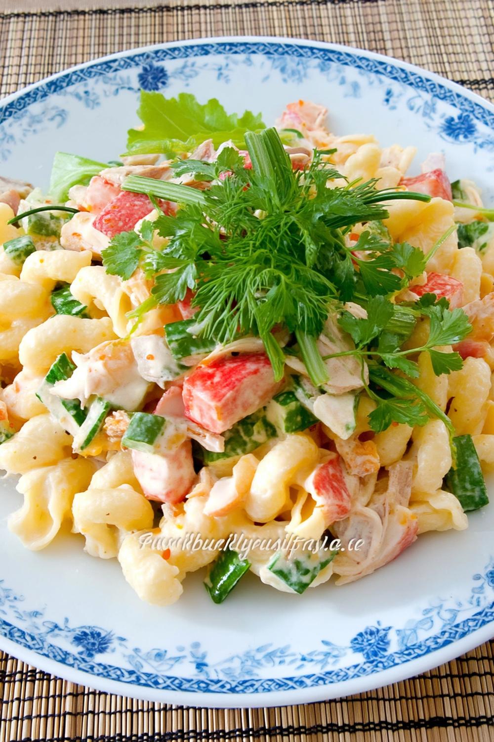 Krämig pastasallad