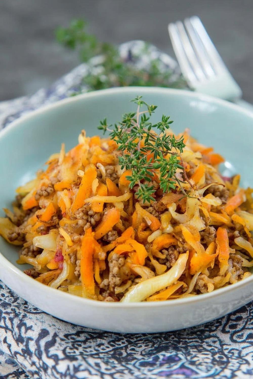 Kryddig morotspasta med timjan