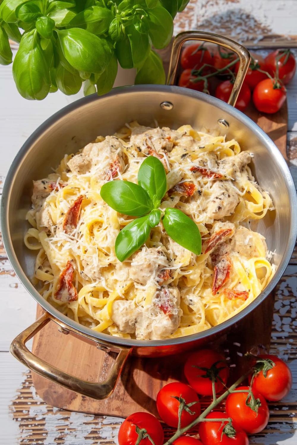 Kyckling Alfredo Pasta