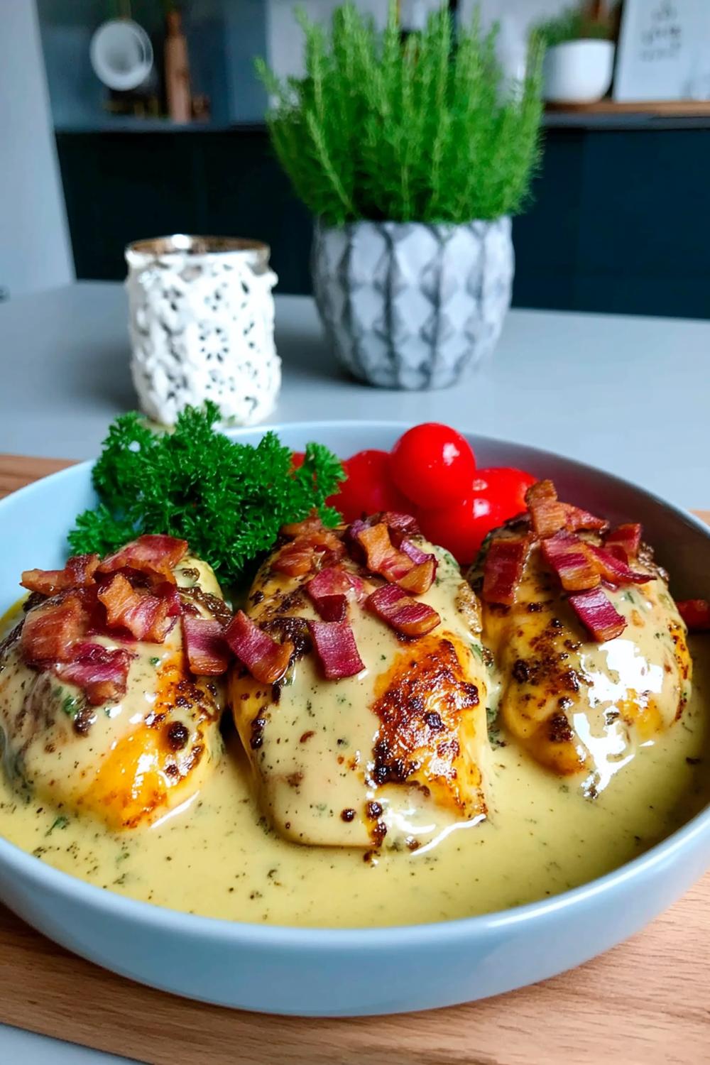 Kycklingfilé med Bacon