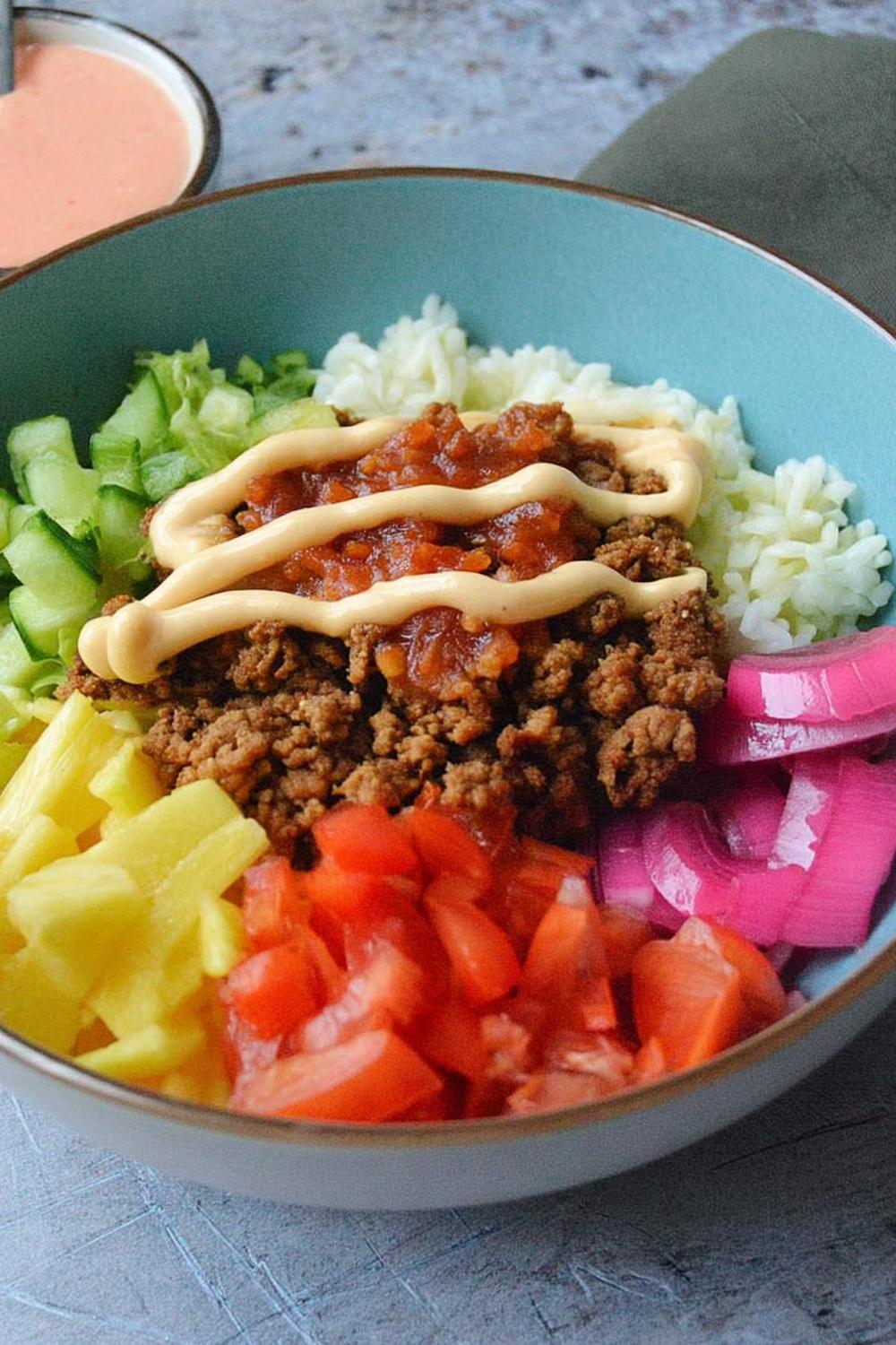 Asiatisk kycklingbowl