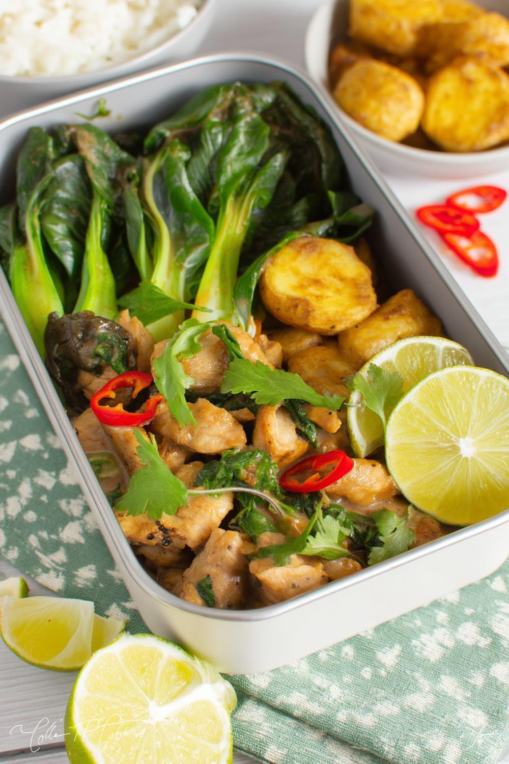 Asiatisk kycklingbox