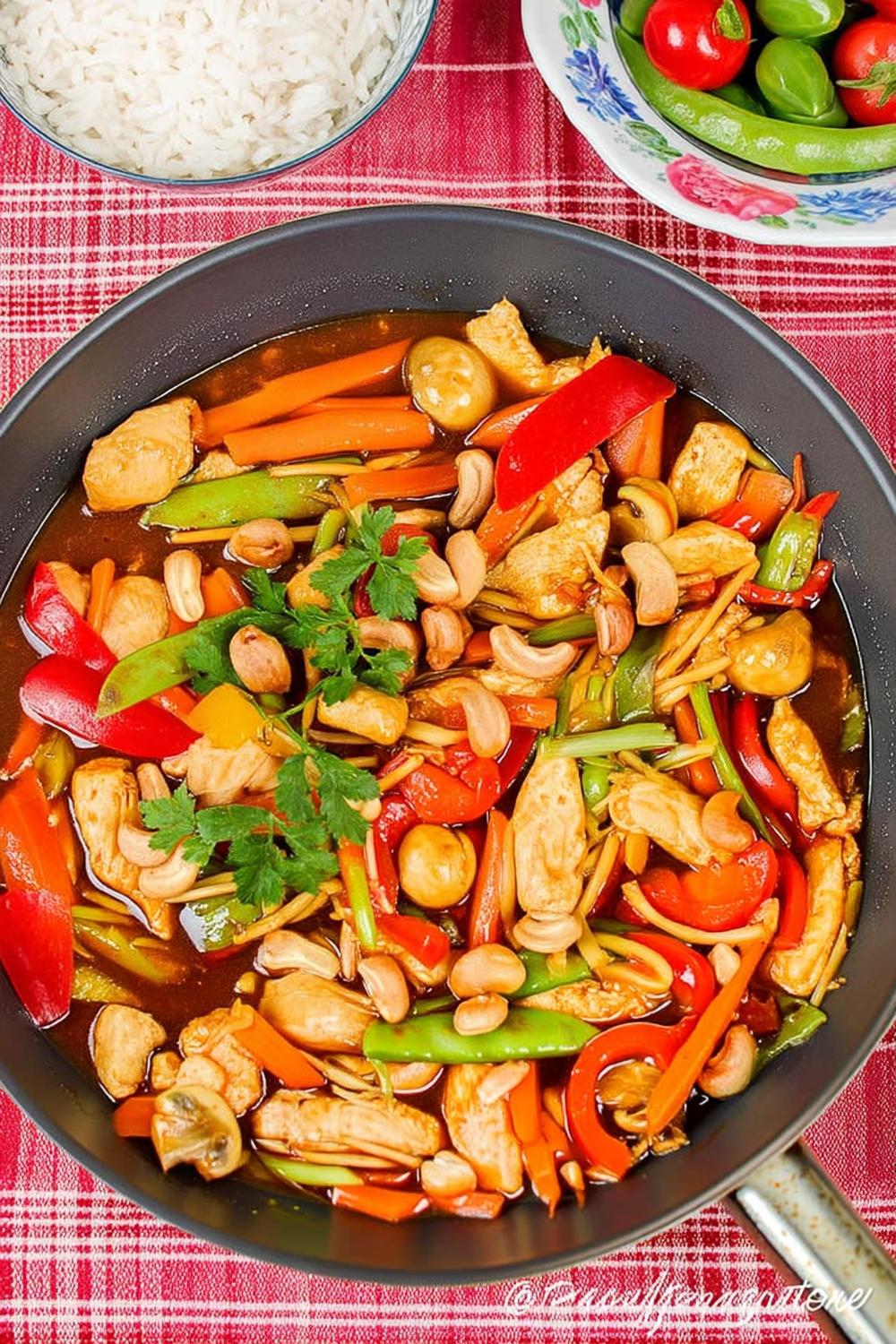 Asiatisk kycklingwok