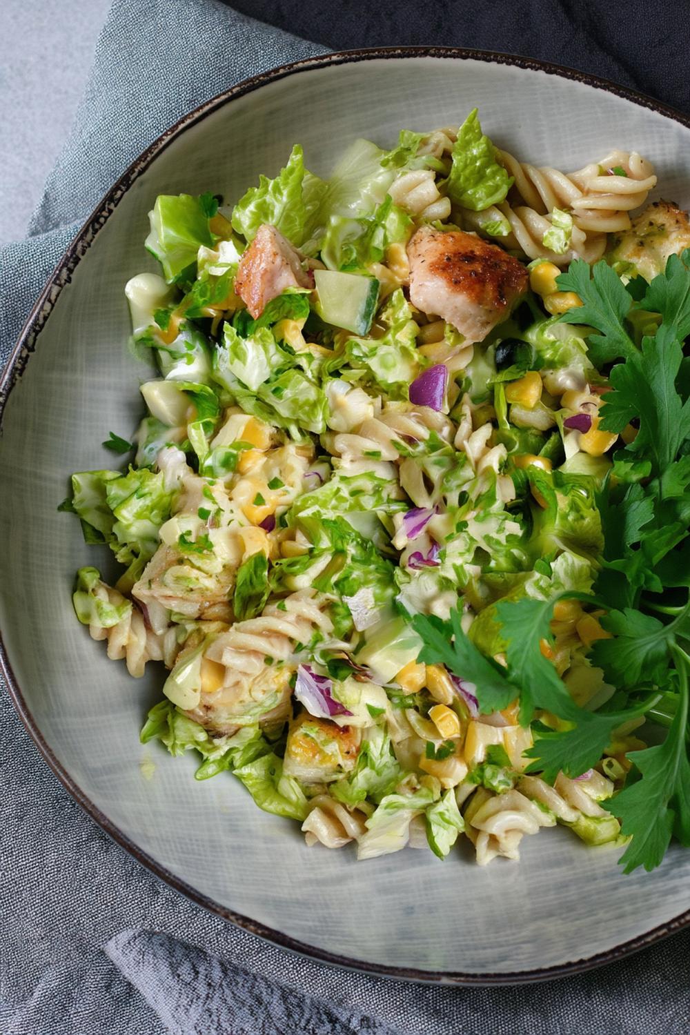 Färsk pastasallad