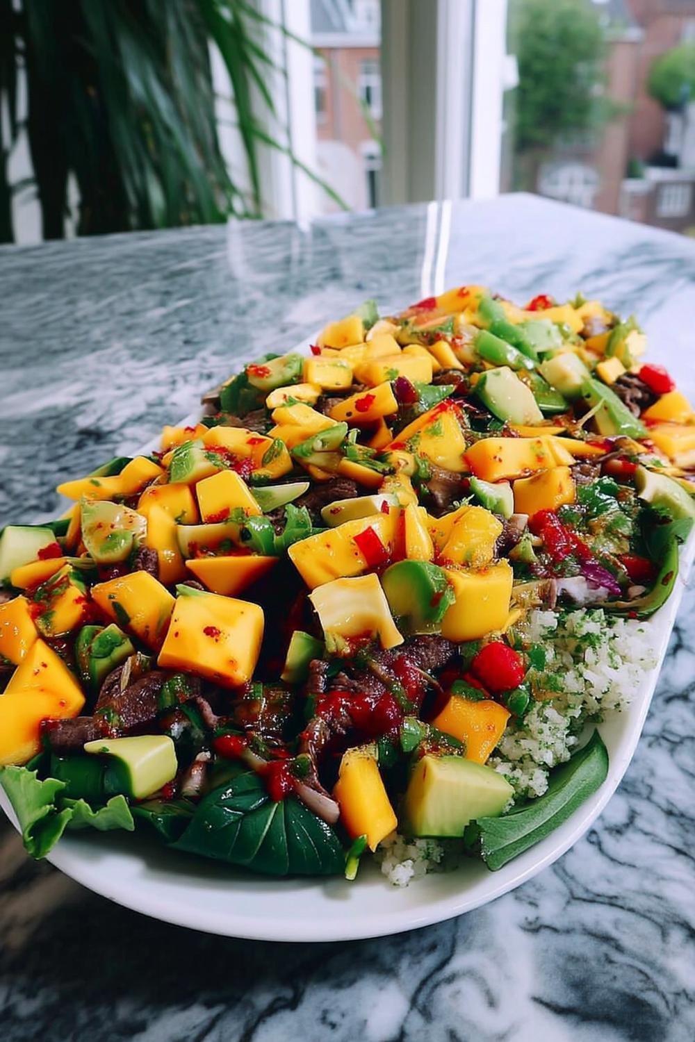 Tropisk mangosallad