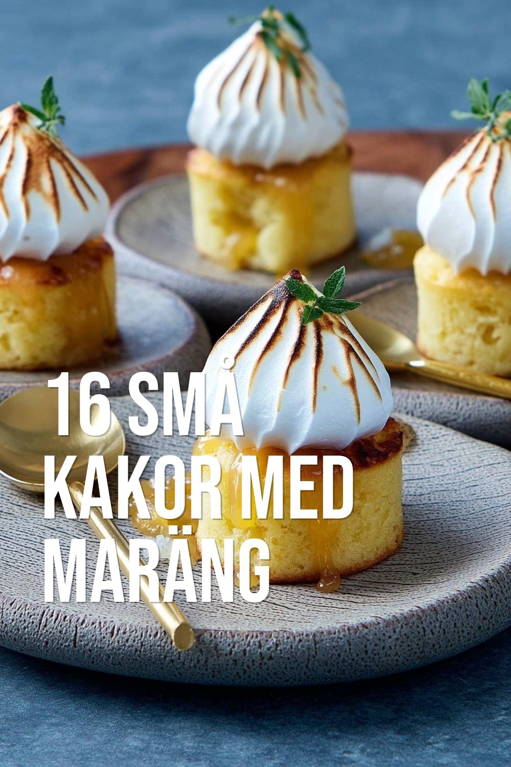 Små kakor med maräng