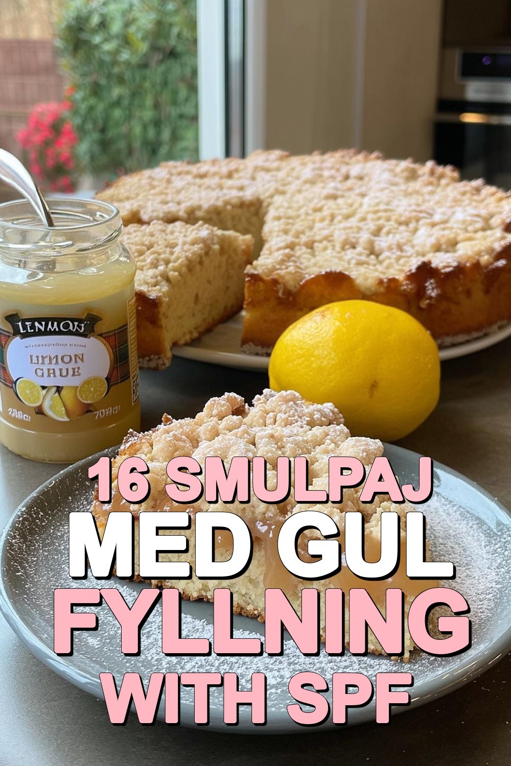 Smulpaj med gul fyllning