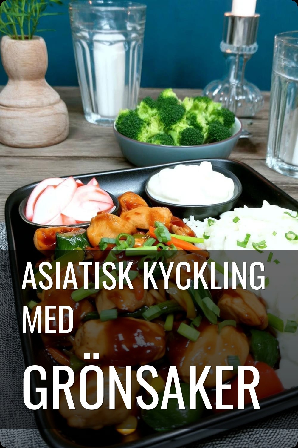 Asiatisk kyckling med grönsaker