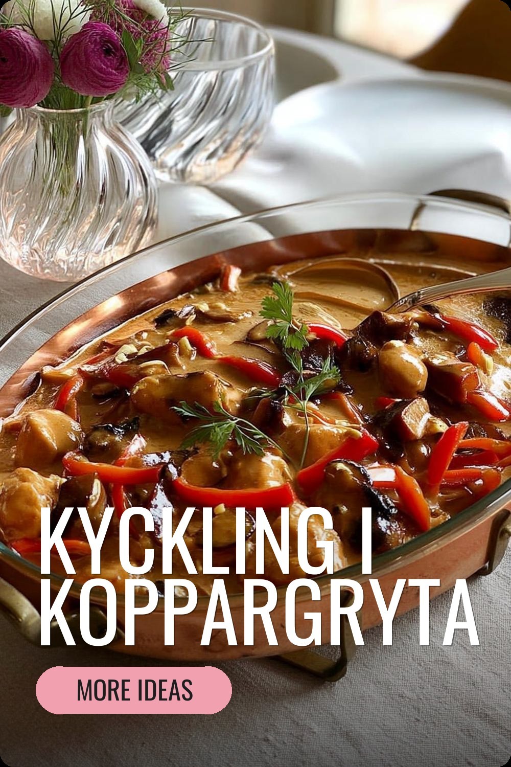 Kyckling i koppargryta