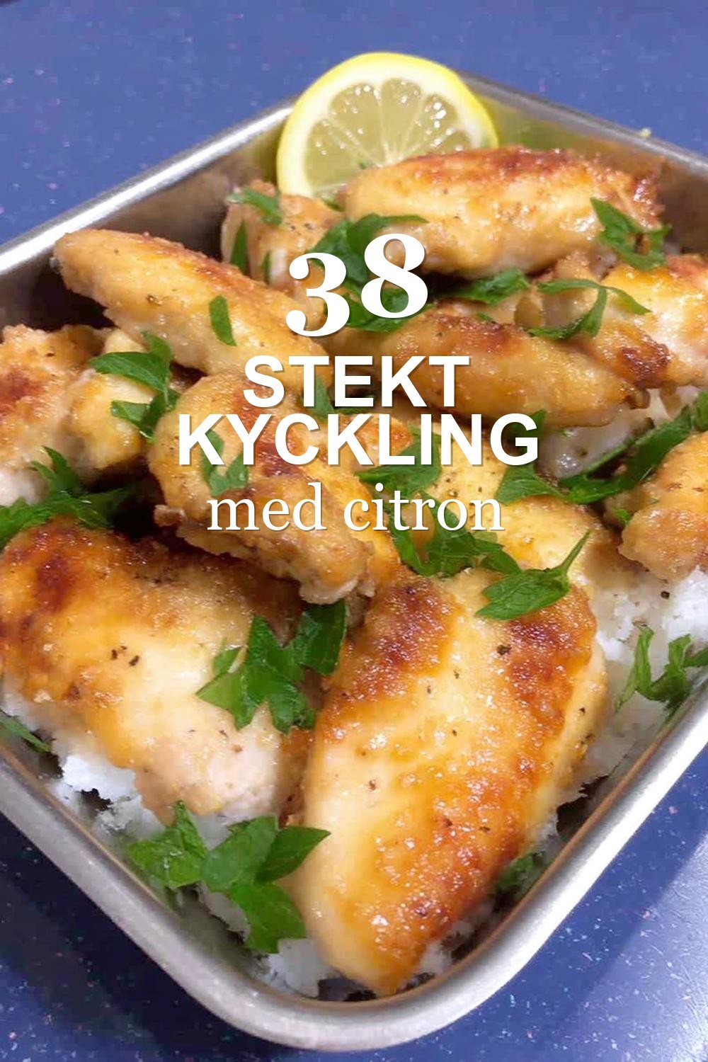 Stekt kyckling med citron