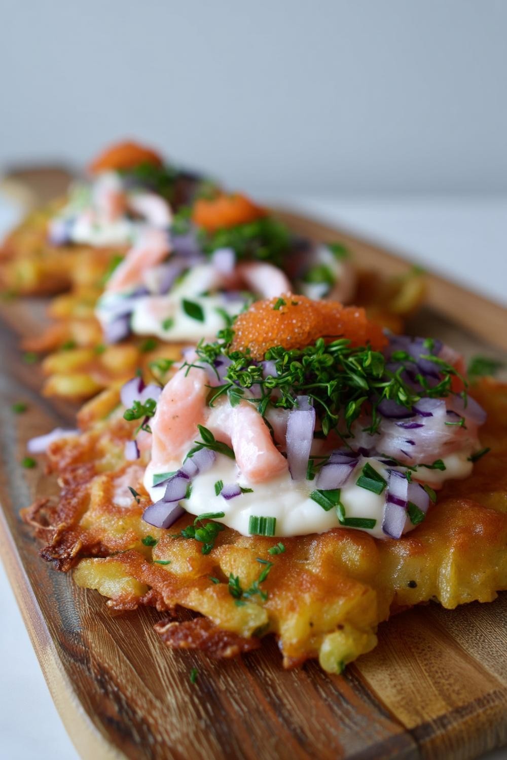 Krispiga potatisrösti med lax
