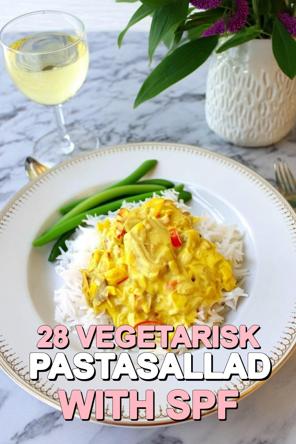 Vegetarisk Pastasallad