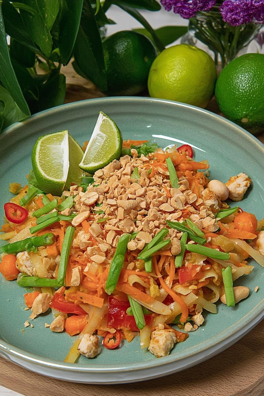 Thailändsk nudelsallad