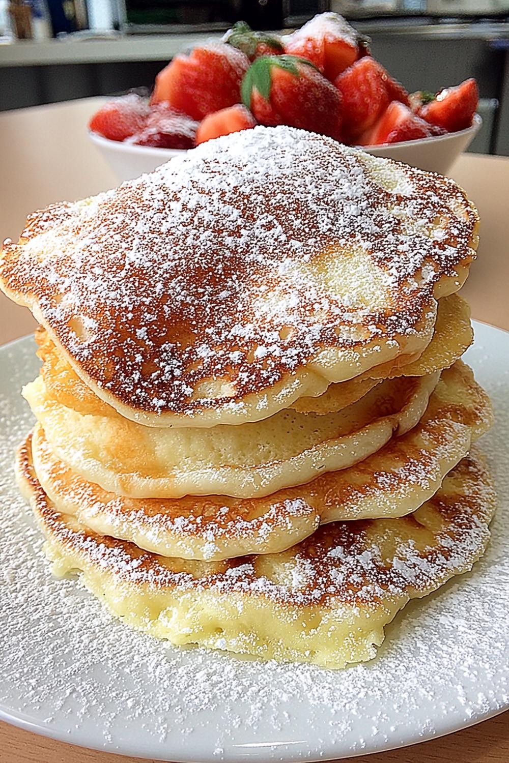 Fluffiga amerikanska pannkakor