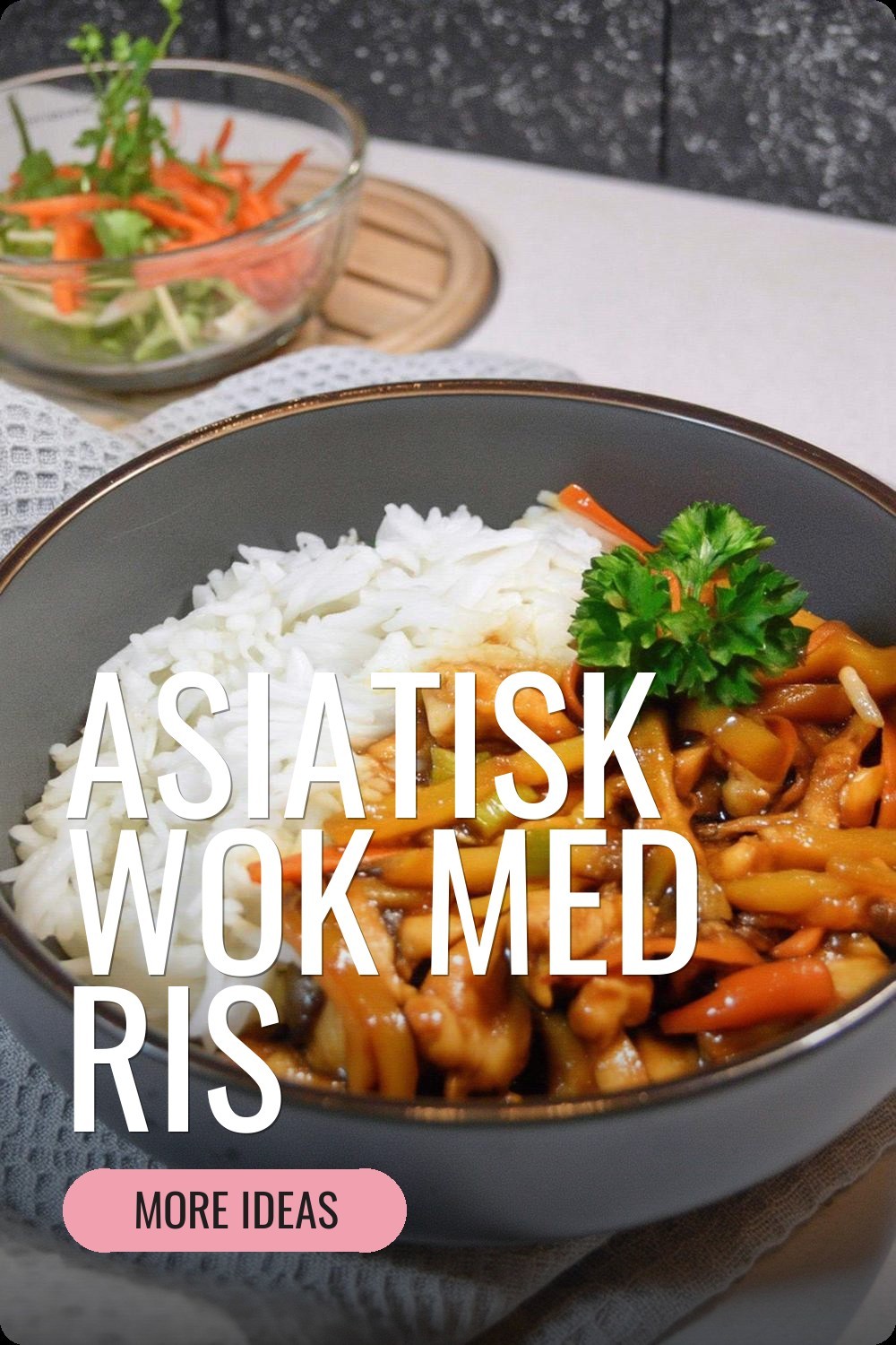 Asiatisk wok med ris
