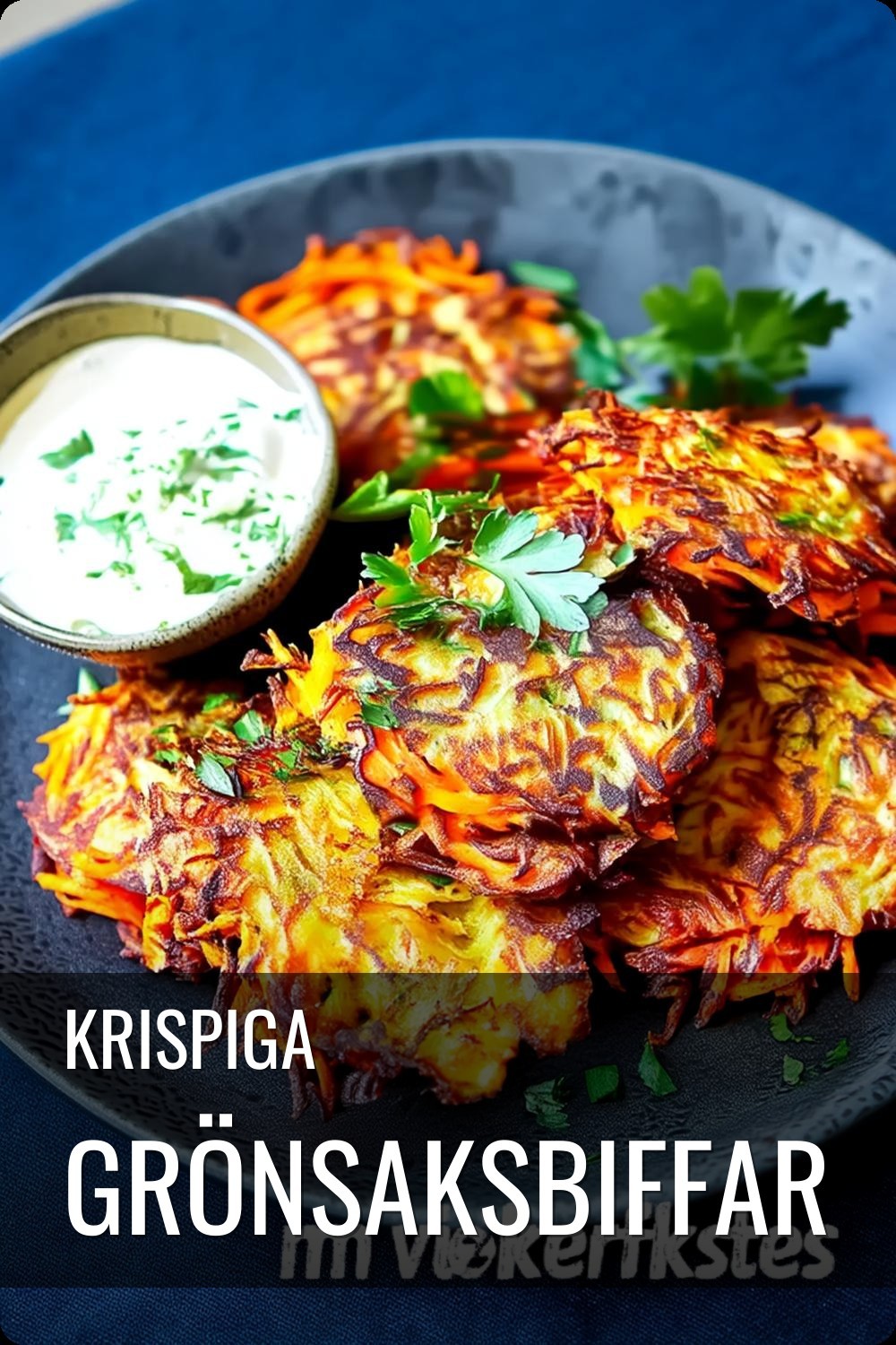 Krispiga grönsaksbiffar