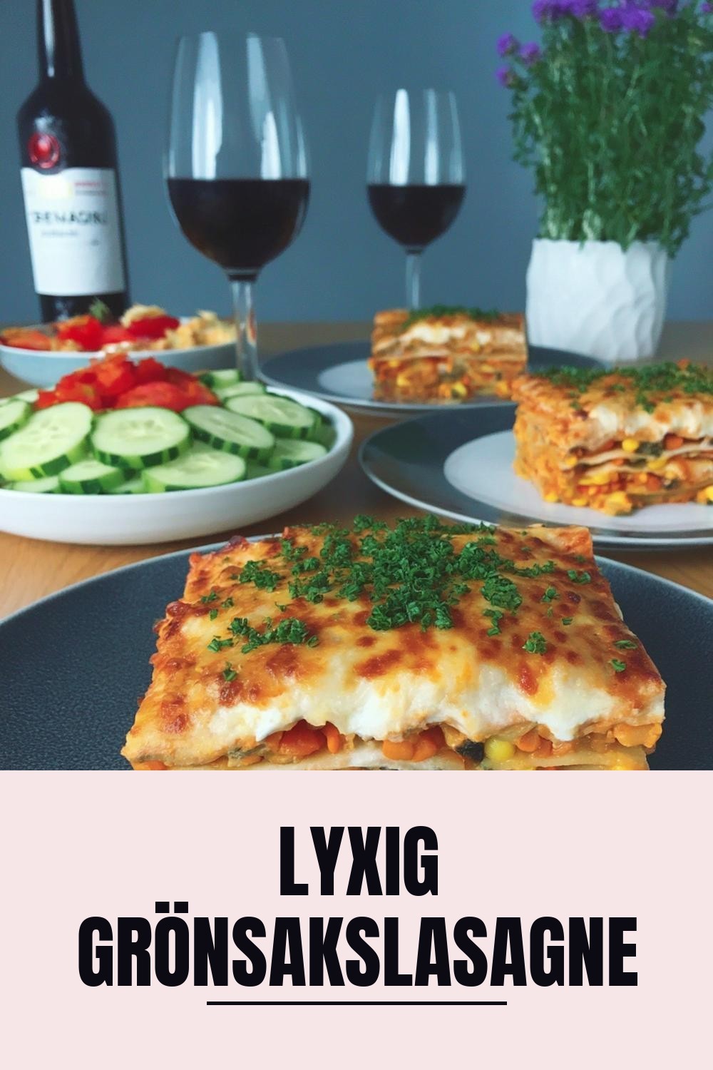 Lyxig grönsakslasagne