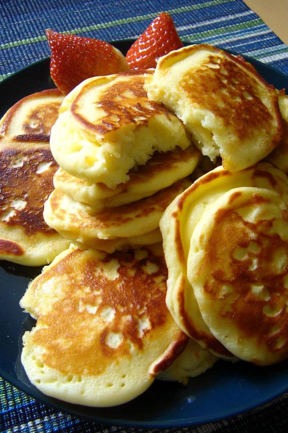 Små gyllene pannkakor