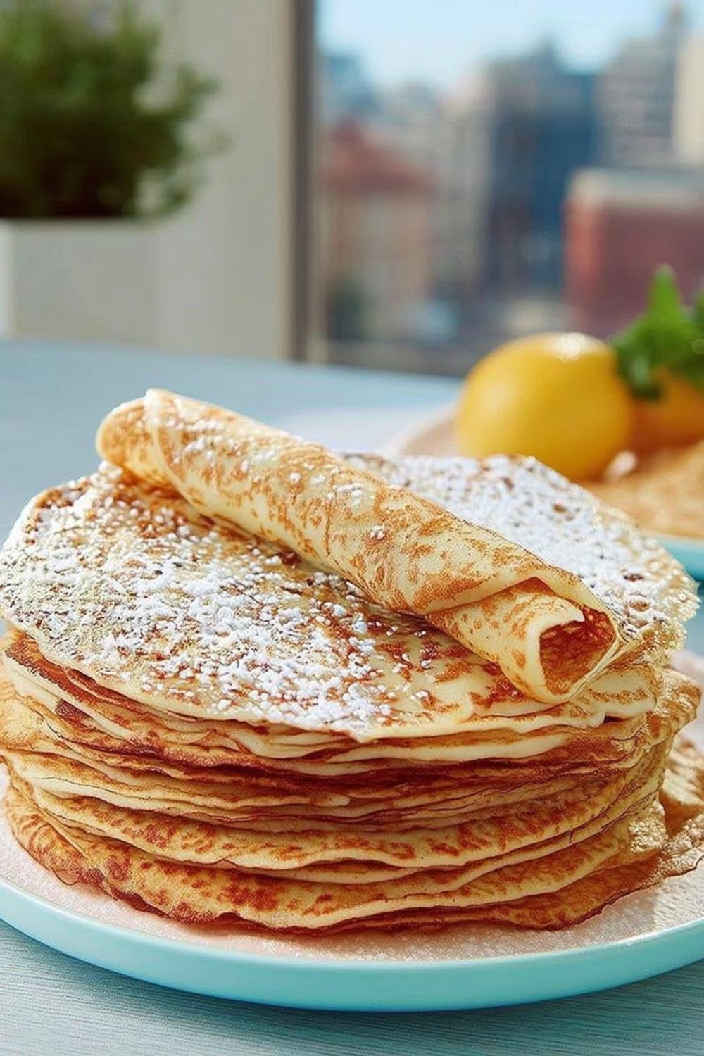 Tunna citronpannkakor