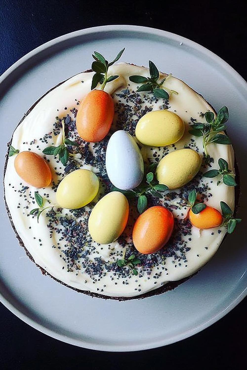 Påsktårta med ägg