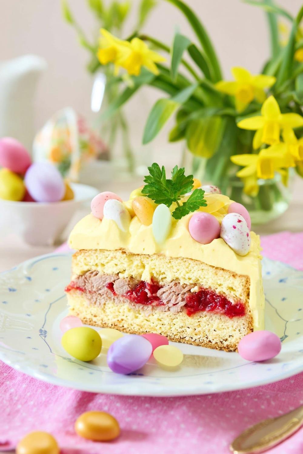 Påsktårta med ägg