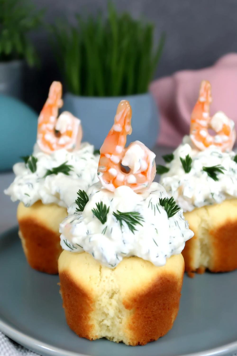 Räkmuffins med dill