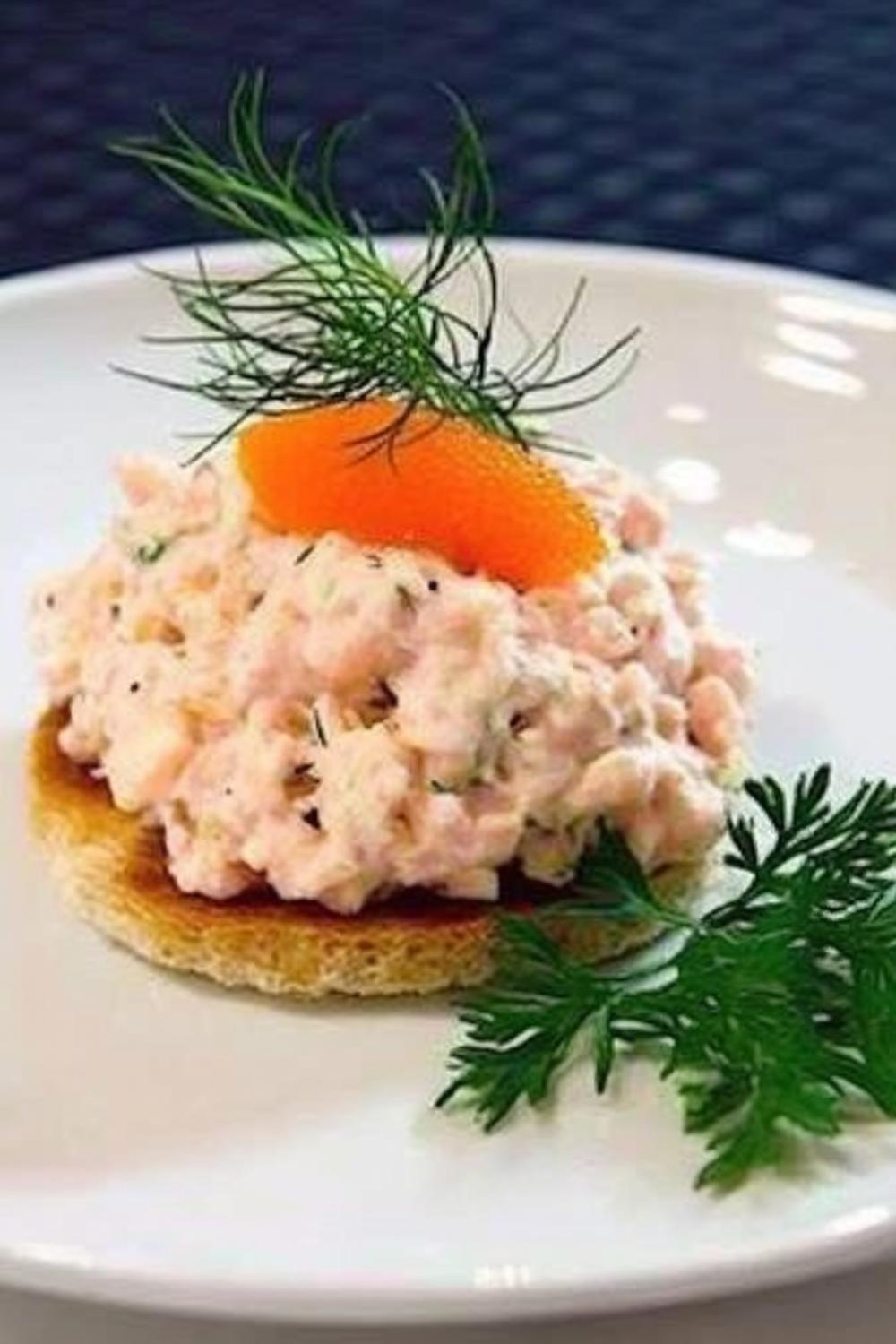 Räksmörgås på toast
