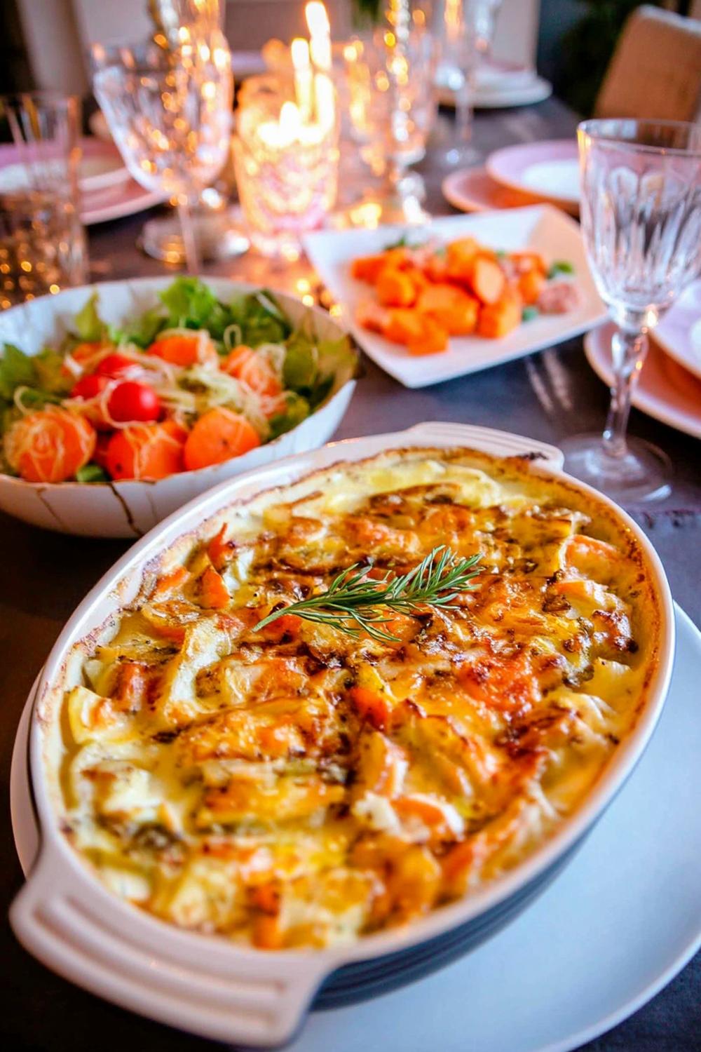 Elegant Vegetarisk Gratäng