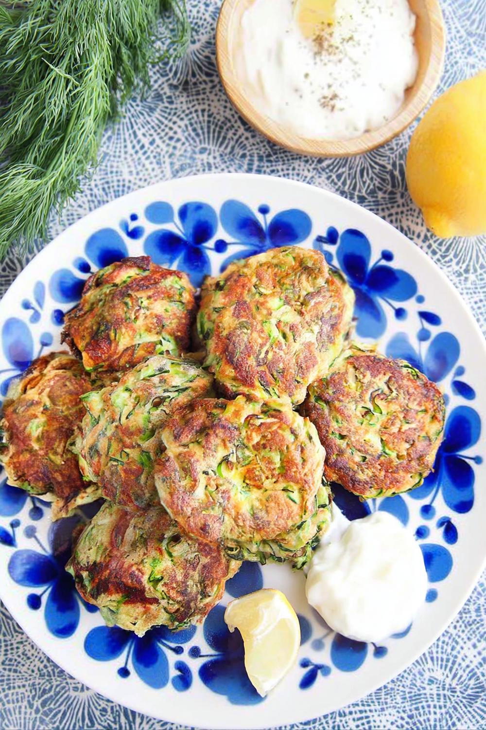 Gröna dillbullar med citron